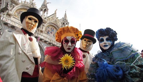 Resultado de imagen de carnaval en Venecia