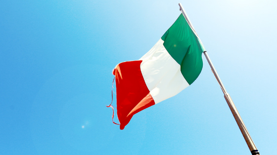 Jeśli spełnisz swoje marzenie - włoski we włoszech - zapewne nie raz ujrzysz włoską flagę